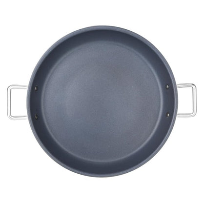 Vogue Aluminium Non-stick Teflon Platinum Plus Paella Pan 35cm ht990