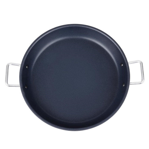 Vogue Aluminium Non-stick Teflon Platinum Plus Paella Pan 45cm ht991