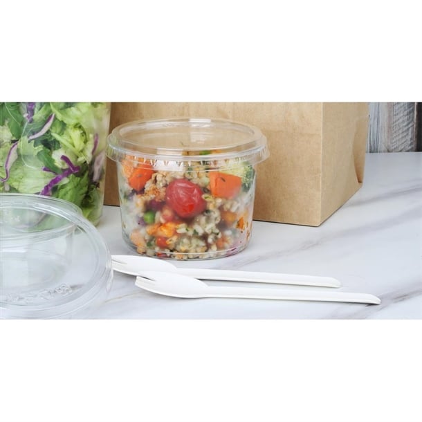 Fiesta Recyclable rPET Deli Cups 225ml/8oz (300 Pack) hu064