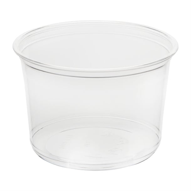 Fiesta Recyclable rPET Deli Cups 455ml/16oz (300 Pack) hu066