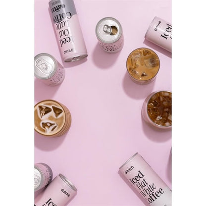 Grind Iced Caramel Latte Coffee Cans 250ml (8 Pack) ka273