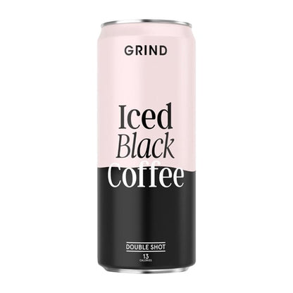 Grind Iced Black Coffee Cans 250ml (8 Pack) ka271