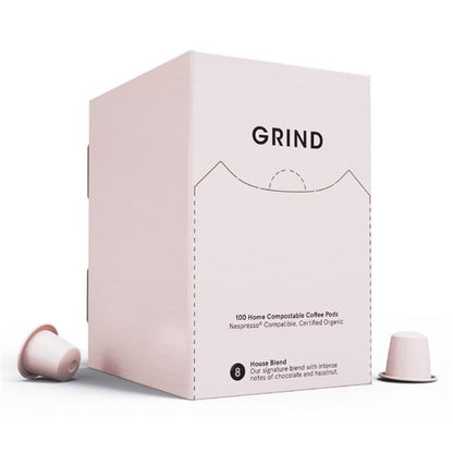 Grind Compostable Coffee Pods House Blend (100 Pack) hu074