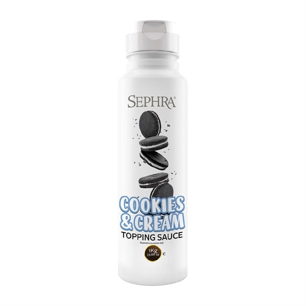 Sephra Cookies and Cream Topping Sauce 1kg hu115