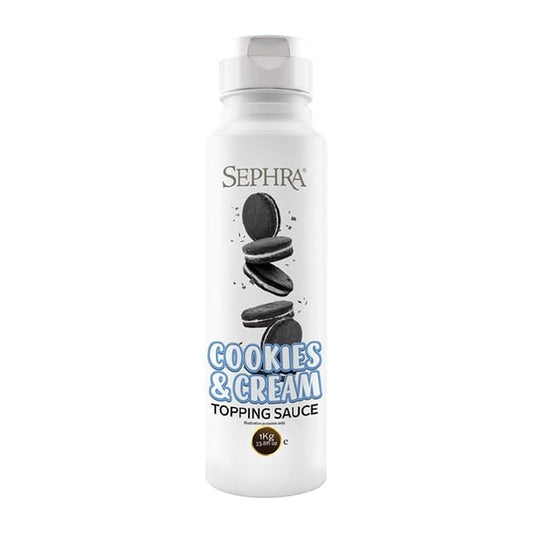 Sephra Cookies and Cream Topping Sauce 1kg hu115