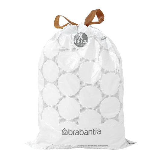Brabantia PerfectFit Bin Bags, Code X, 10-12Ltr (40 Pack) hu179