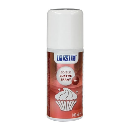 PME Edible Lustre Spray 100ml - Red hu200