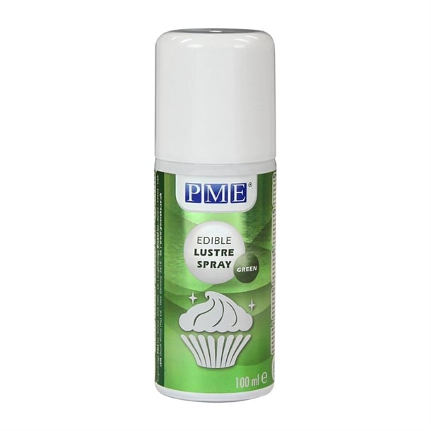 PME Edible Lustre Spray 100ml - Green hu201
