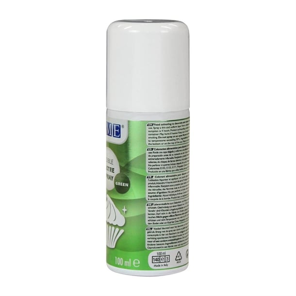 PME Edible Lustre Spray 100ml - Green hu201