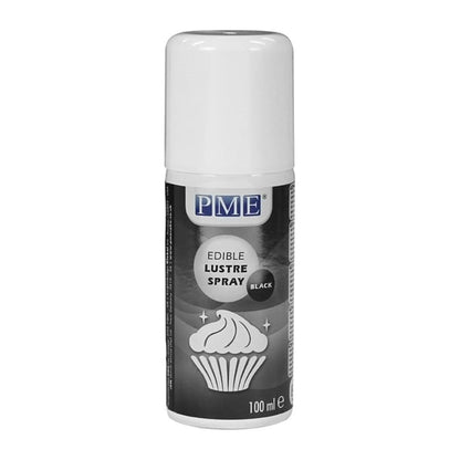PME Edible Lustre Spray 100ml - Black hu204