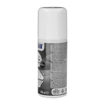PME Edible Lustre Spray 100ml - Black hu204