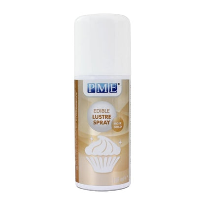 PME Edible Lustre Spray 100ml - Rose Gold hu205