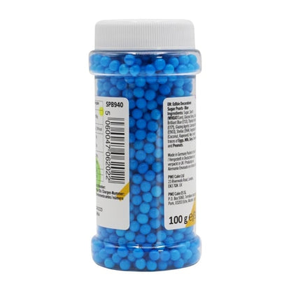 PME Sugar Pearls 100g - Blue hu210