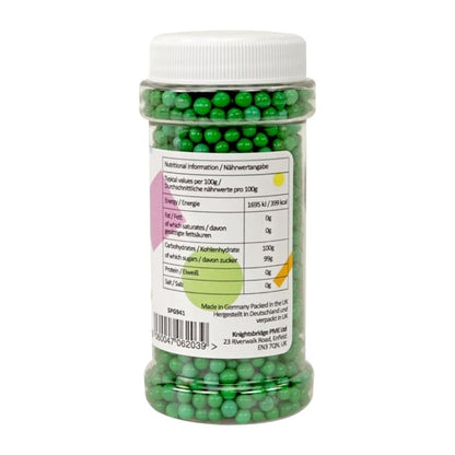 PME Sugar Pearls 100g - Green hu211