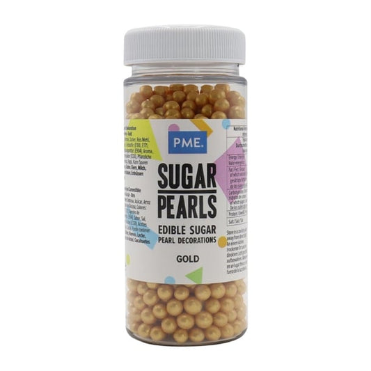 PME Sugar Pearls 60g - Gold hu215