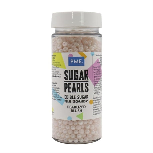 PME Sugar Pearls 100g - Pearlised Blush hu217