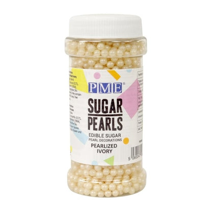 PME Sugar Pearls 100g - Pearlised Ivory hu218