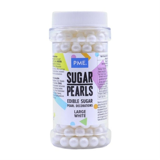 PME Large Sugar Pearls 90g - White hu220