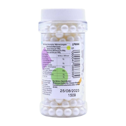 PME Large Sugar Pearls 90g - White hu220