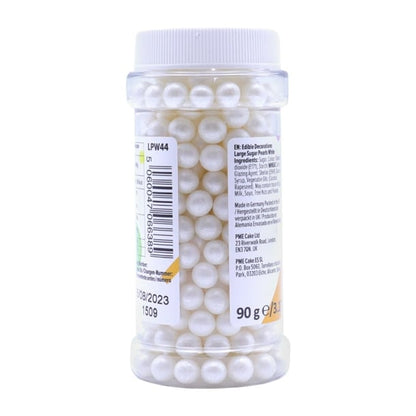 PME Large Sugar Pearls 90g - White hu220