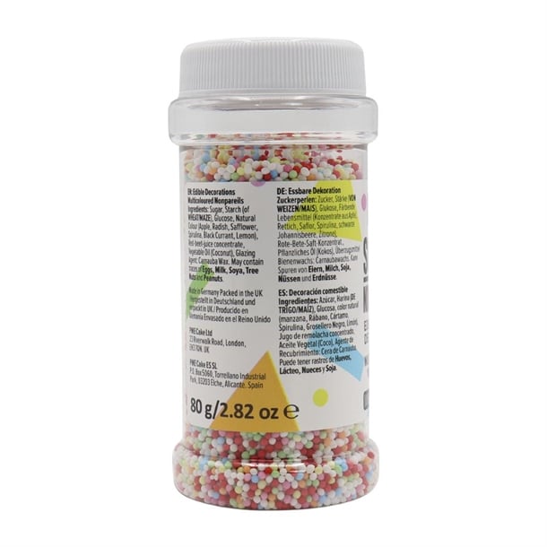 PME Multicoloured Nonpareils 100s & 1000s 80g hu222