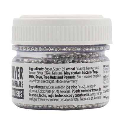 PME Silver Sugar Pearls 25g - Nonpareils hu229