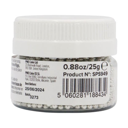 PME Silver Sugar Pearls 2.3mm hu230