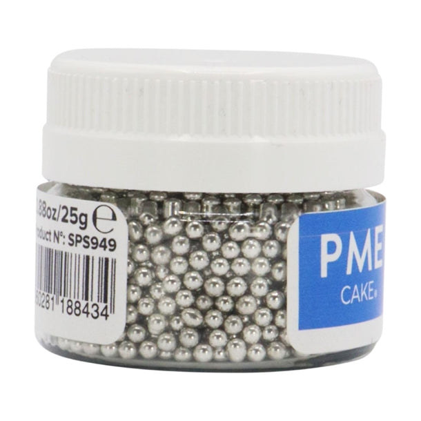 PME Silver Sugar Pearls 2.3mm hu230