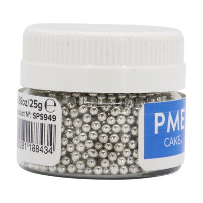 PME Silver Sugar Pearls 2.3mm hu230