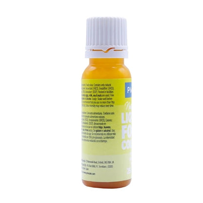 PME 100% Natural Food Colour - Lemon Yellow 25g hu265