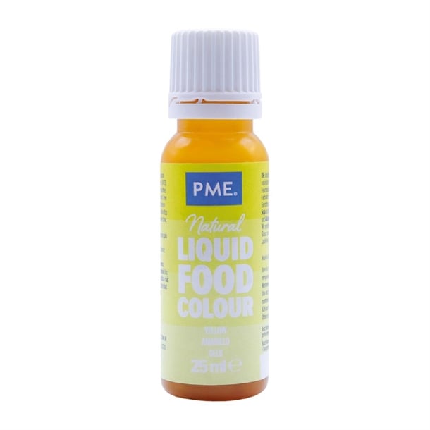 PME 100% Natural Food Colour - Lemon Yellow 25g hu265