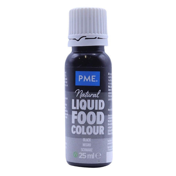 PME 100% Natural Food Colour - Black 25g hu271