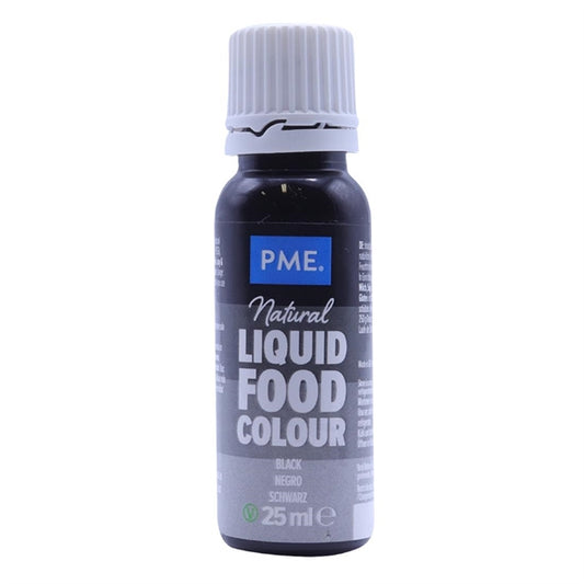 PME 100% Natural Food Colour - Black 25g hu271