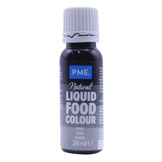 PME 100% Natural Food Colour - Black 25g hu271