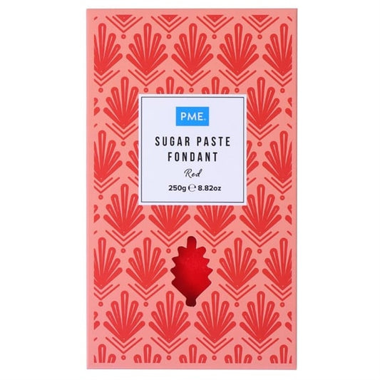 PME Sugar Paste Fondant Red 250g hu298
