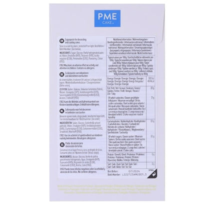 PME Sugar Paste Fondant Yellow 250g hu300