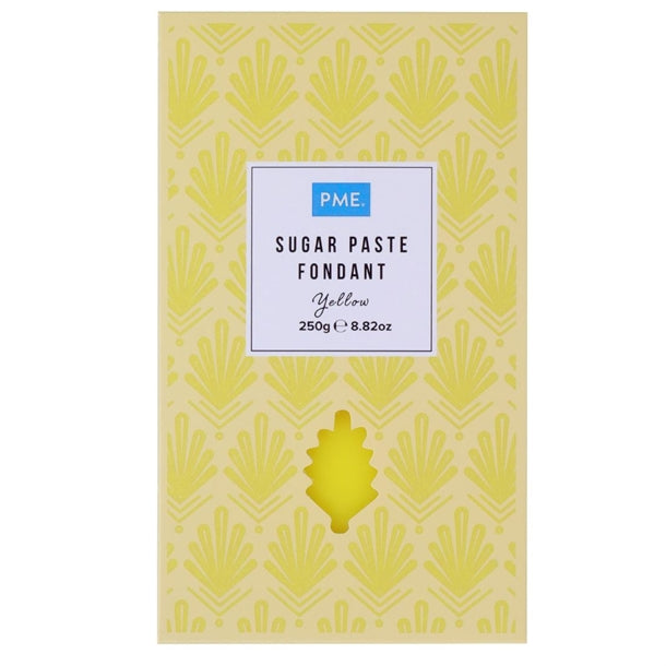 PME Sugar Paste Fondant Yellow 250g hu300