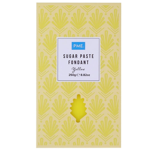 PME Sugar Paste Fondant Yellow 250g hu300