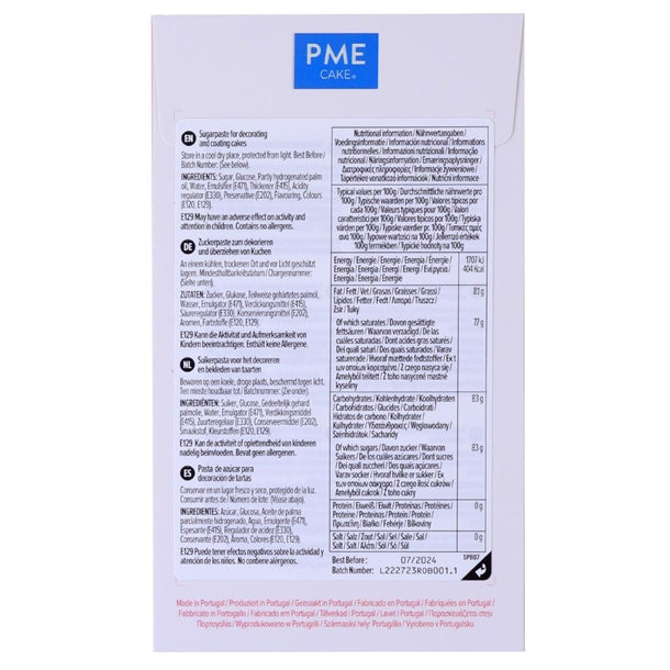 PME Sugar Paste Fondant Light Pink 250g hu301