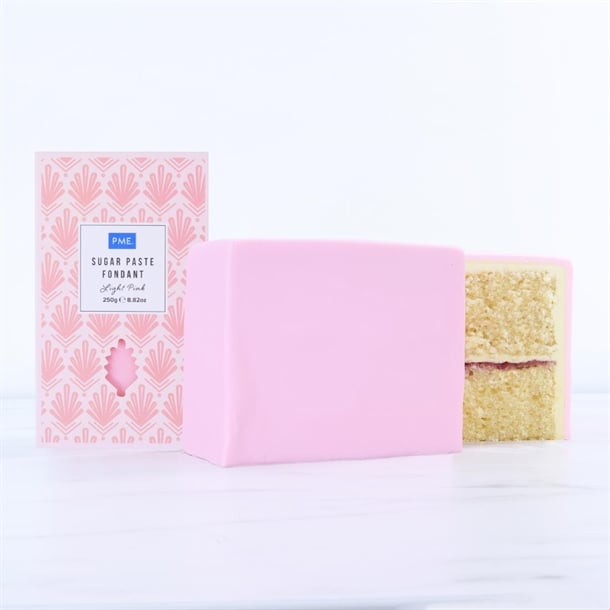 PME Sugar Paste Fondant Light Pink 250g hu301
