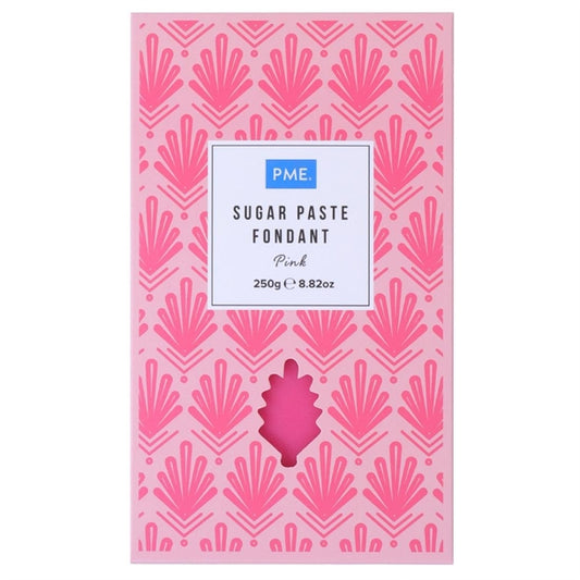 PME Sugar Paste Fondant Pink 250g hu302