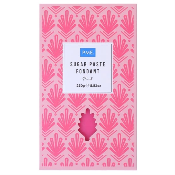 PME Sugar Paste Fondant Pink 250g hu302