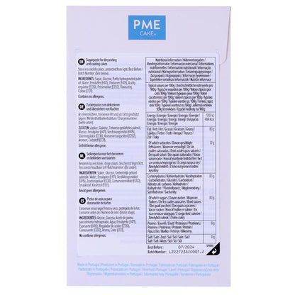 PME Sugar Paste Fondant Blue 250g hu304