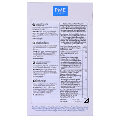 PME Sugar Paste Fondant Dark Blue 250g hu305