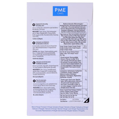 PME Sugar Paste Fondant Dark Blue 250g hu305