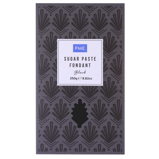 PME Sugar Paste Fondant Black 250g hu309