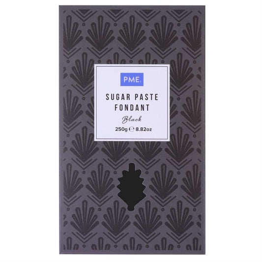 PME Sugar Paste Fondant Black 250g hu309