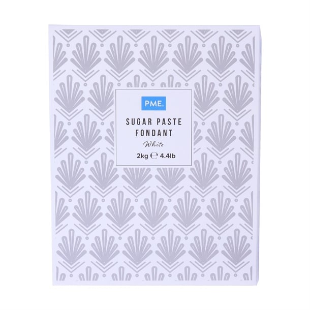 PME Sugar Paste Fondant White 2kg hu310