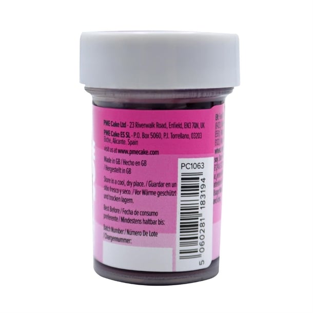 PME Concentrated Paste Food Colour - Hot Pink 25g hu314