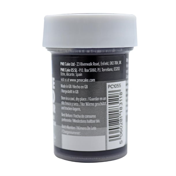 PME Concentrated Paste Food Colour - Midnight Black 25g hu315